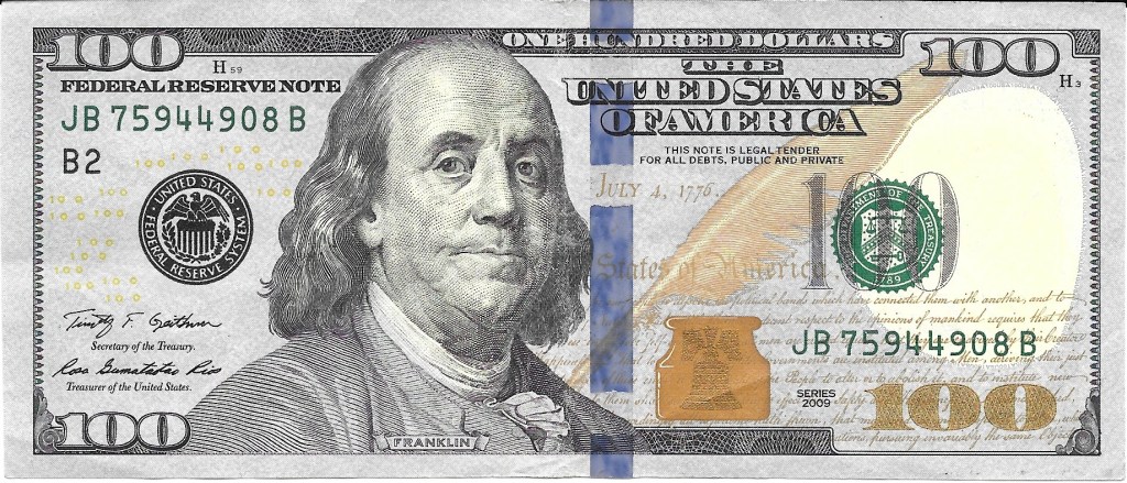 ABD Doları 100 Dolar banknote